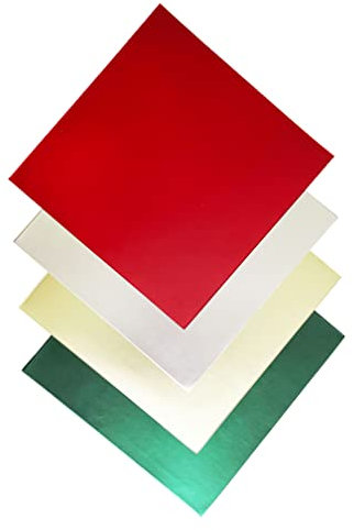 Faltpapier Matt Metallic, 15x15 cm, 32 Blatt