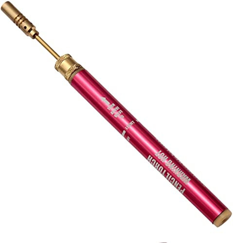 COGOALL Jet Crayon Torche, Petit Stylo Torche Portable à Soufflage D'air, Chalumeau à Souder, Chalumeau Rechargeable Briquets à Souder Au Gaz Butane Briquet à Souder Pour Barbecue