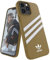 adidas Cover originale per iPhone 13 Pro Max 6.7 - Custodia antiurto - Bordi rialzati - Oro - Beige