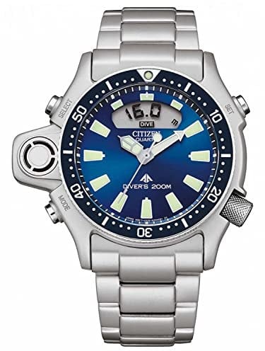 CITIZEN Herren Analog-Digital Quarz Uhr mit Edelstahl Armband JP2000-67L
