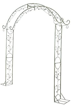 NMQQ Arche de Jardin en métal Support de Vigne sur Pied pour Roses Plantes grimpantes Résistant aux intempéries Utilisé pour Les Plantes grimpantes Rose Allée Pelouse Jardin Décoration de Jardin