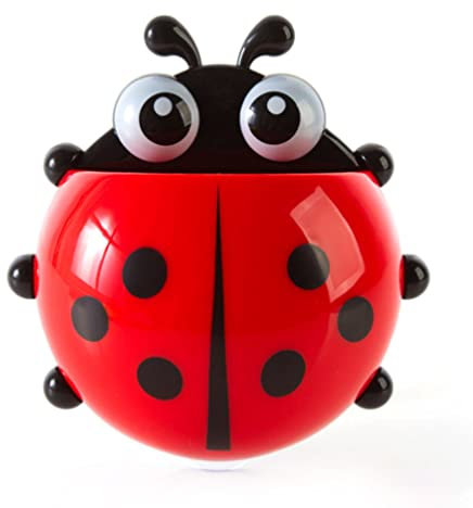 Zahnbürstenhalter Marienk?fer- Wandabsaughalter. Zahnbürsten-Organizer Für Das Badezimmer Aufbewahrungsrahmen Für Kinder Zahnpasta Kleinkind Aufbewahrungskiste Reinigungsmilch