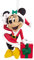 Hallmark Minnie Maus Weihnachtsbaumschmuck, Hängender Ornament aus Harz, Rot-Weiß, Figural, Weihnachtsthema, Batterien nicht erforderlich