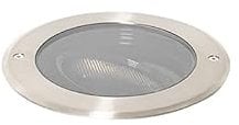 Qazqa - Modern Outdoor-Bodenstrahler Außen Stahl I Silber I nickel matt AR111 einstellbar IP65 - Delux Honey I Außenbeleuchtung - Aluminium Rund - LED geeignet GU10