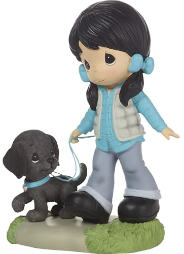 Precious Moments S 226401 I Labradore You Black Labrador Kunstharz-Figur, Mehrfarbig