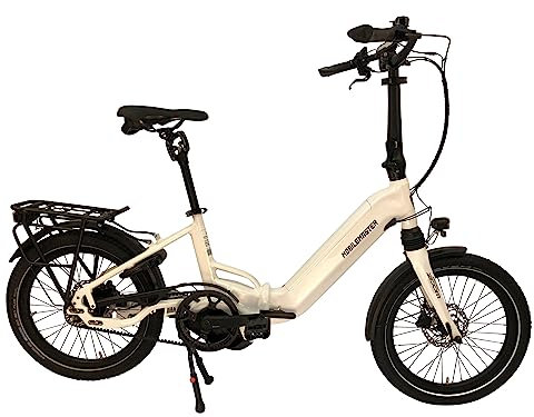 MOBILEMASTER E5R CX Automatik F 2023 Performance Line CX SmartSystem, Riemen, E5-Gang Di2 Nabenschaltung - E Bike Klapprad mit Mittelmotor (Weiß)