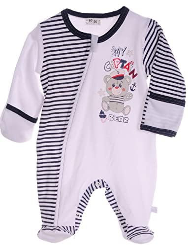 La Bortini Strampler Overall Baby Schlafanzug 44 50 56 62 68 74 80 Schlafoverall (80-86)