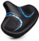 CDYWD Bicycle Saddle, Oversized Comfortable Soft Extra Wide Padded Bike Seat, Waterproof Padding, Leather, for MTB, Mountain Bike, Road Bike, Ebike Exercise Bike, Unisex-Adults