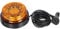 Qiping 12V 24V LED Rundumleuchte Gelb mit Magnet, 6 Blitzmuster Orange Kennleuchte Magnetisch ECE R65 R10 E9 Warnleuchte für PKW LKW Traktor UTV SUV