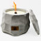 Flamestone Wachsfresser mit Dauerdocht | aus Beton made in germany | Ø16cm Outdoor Tischfeuer | Wiederbefüllbare Fackel | Recycling von Kerzenwachs