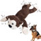 Hundespielzeug, Hunde Spielzeug, Plüschhundespielzeug, quietschendes Hundespielzeug, welpenspielzeug, gefüllte Hundekauspielzeug für Welpen, kleine, mittlere, große Hunde (Affe2)