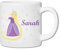 Tasse enfant résistante personnalisée – Ajoutez le prénom | Cadeau original pour enfant | Plusieurs motifs | Plastique solide | 180mL (Raiponce)
