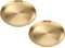 VollfitYYu 2er Set Edelstahl Servierteller Platzteller Camping Teller Frühstücksteller Schmuckständer Dessertteller Salate Kuchen Serviertablett für Küche Café Picknick Restaurant Party (14cm)