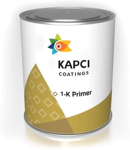 PROTOUCH Kapci Coatings 1K Filler Primer White 3.7L - Fast-Drying Nitrocellulose-Based Primer for Professional Car Surface Preparation