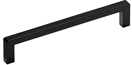 SOTECH 10 x Möbelgriff BLACKLINE IX BA 128 mm schwarz matt | Bügelgriff