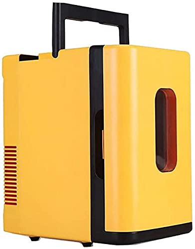 Suuim Réfrigérateur de Voiture/Mini-réfrigérateur 10 L/Petit réfrigérateur de dortoir de bureau/12 V/adapté à la Maison (Jaune)