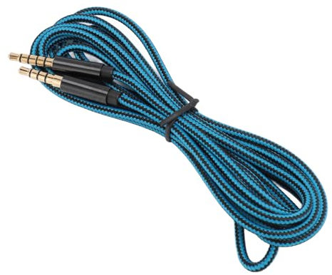 Cuifati 3,5-mm-Audiokabel, HiFi-Sound, Stereo, Nylon, Geflochten, Gaming-Headset, Ersatz-Soundkabel für Astro A10, A30, A40, 2 M, 5-poliger Stecker auf 4-poliger Stecker, Kabel für