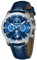 OBLVLO Herren Klassische Uhren Multifunktions Original Automatik Armbanduhr Mondphase Wasserdicht Lederarmband Uhr IM-MUT-MP, IM-MUT-MP-YLLL, Mechanisch