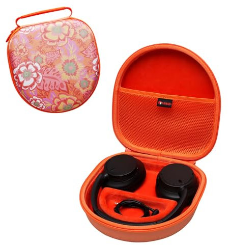 XANAD Kopfhörer Tasche für Sony WH-CH720N / WH-1000XM6 / WH-1000XM5 / WH-1000XM4 / ULT WEAR Bluetooth Kopfhörer mit Noise Cancelling Over-Ear Headphone Case (orange)