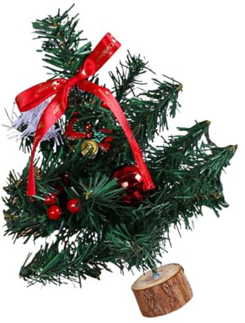 IMIKEYA Holz Weihnachtsbaummodell für Weihnachtsdeko Tischgeschenk mit Weihnachtsmotiven Weihnachtsbaumschmuck für Weihnachtsfeier
