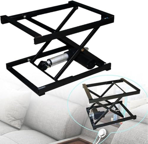 Tavolo da pranzo con controllo manuale elettrico, tavolo da caffè, piattaforma di lavoro regolabile in altezza, scrivania per computer, sollevatore a forbice elettronico con telecomando wireless