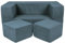 MEOWBABY Kindersofa – Spielsofa für Kinder – Weiche Klappsofa mit Schlaffunktion – Kuschelecke für Kinderzimmer, Cord, Türkis