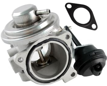 Globalautoparts EGR Válvula con negra junta para A2 8Z0,A3 8L1,9N 6KV2 6KV5,1J1 1J5,6X1 6E1,9C1 1C1,1.2TDI,1.4 TDI,1.9 TDI, 038131501E, 038129637B, 045131501L, 045131501C, 038129627B