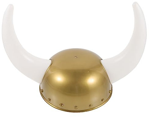 SAFIGLE Wikingerhut Aus Kunststoff Kostümhut Für Halloween Party Festive Hut Performance Requisite Tanzparty Zubehör Cosplay Hut Dekorativer Ornament