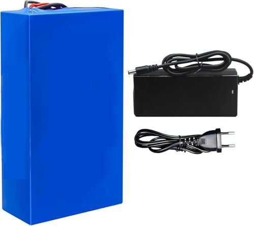 48V batteria agli ioni litio, 48V 10AH 20Ah 30Ah 35Ah 40Ah batteria scooter elettrico, con caricabatterie, per 250W 500W 750W 1000W E-Bike Electric Bicycle Scooter 36V 40AH,T