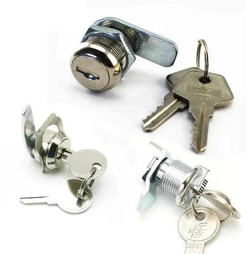 Serrure à came for caisse enregistreuse, for tiroir-caisse, quincaillerie de meuble, 1015, 1 pièce(D - Different Key)