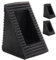 Holibanna 3 Pièces Anti- Cales de Roue de Voiture Rampe de seuil de Porte Cales de Roue pour Voitures Caoutchouc Black