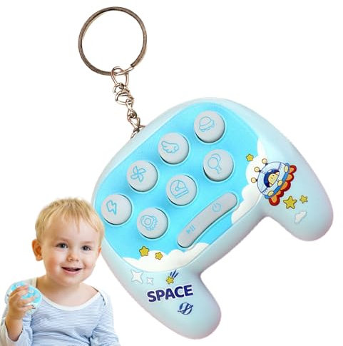 Jouet à bulles miniature pop - Doigt Popper, porte-clés - Jeu classique à presser rapide, portable