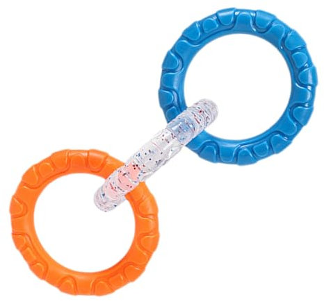 Schlepperringe für Hunde, Hunderinge Spielzeug,3 Ringe Puller Hund Bite Toy - Haustierbedarf, fördert die Zähnepflege, Bewegungsausrüstung, Outdoor -Teether für den Innenhof im Hinterhof