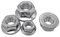 2-10 Stück M5 M6 M8 M10 M12 Linksgewinde Flansch Sechskantmutter Edelstahl gezahnte Kontermutter(M5 10pcs)