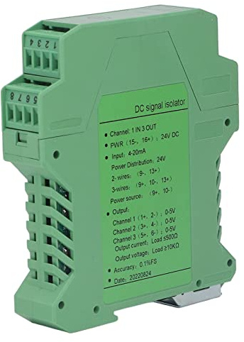 FTVOGUE DC -Strom -Signalisolator, Hocheffizienter PCB Transformator, Gute Stabilität, Ausgezeichneter Chip, Gegenseitiger Isolierung mit Fotoelektrisch (0-5V)