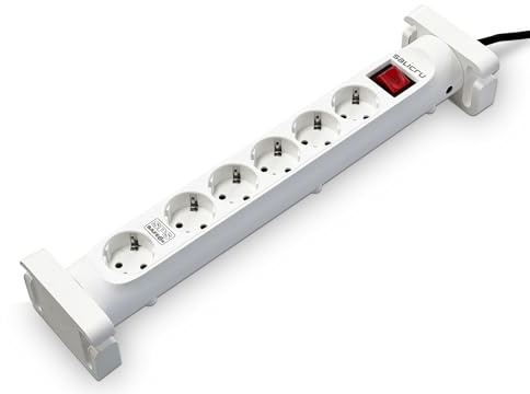 Regleta Salicru SPS Safe 6S - Protectores eléctricos Activos de última generación (6 Tomas Schuko)