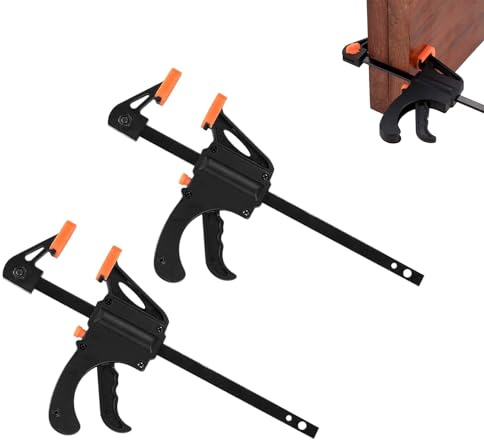 Quick Grip Klemmen, Holzbearbeitung F Klemmen, Ratsche Bar Klemme, Quick Release Clips, Einhandklemme für Holzarbeiten, Handarbeit, Klemmen, DIY