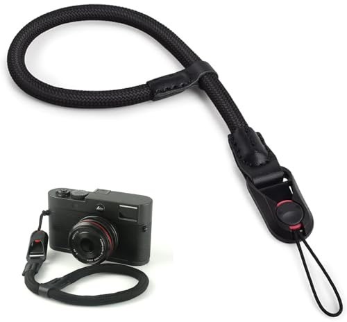 BUKYCAT Kamera Handschlaufe, Verstellbare Handschlaufe, Schnellverschluss-Trageschlaufe, Kletterseils Handgelenk-Schlaufe, Geeignet für DSLR SLR oder spiegellosen Kameras