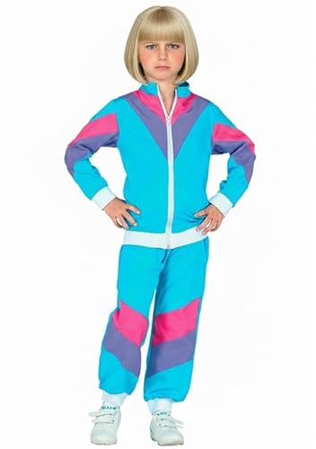 Struts Kids Violet Beauregarde Style Blue Track Suit Fancy Dress Costume (Teen (14-16 years))