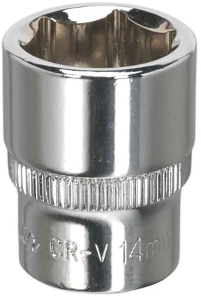 Sealey Sp1414 Walldrive Socket 14Mm 1/4Sq Drive Fully Polished