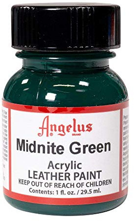 Angelus Acryl Lederfarbe Mitternacht Grün 29,5ml