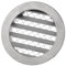100mm Rejilla de Ventilación Redonda - Rejilla de Ventilación con Malla - Aluminio
