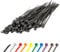 Gocableties - Fascette Plastica Grigie - 100 mm x 2,5 mm - 100 Pezzi - Piccole Fascette Colorate