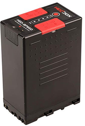 HEDBOX HED-BP95D - Li-Ionen Akku (95 Wh / 6700 mAh) 2X D-Tap & USB Ausgang, kompatibel mit Sony BP-U90 und PMW, PXW-FX6, ILME-FX6 Camcorder
