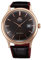 Orient Unisex Erwachsene Analog Automatik Uhr mit Leder Armband FAC08001T0