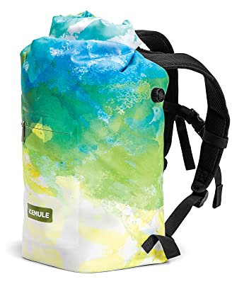 ICEMULE Jaunt Kleiner Rucksack-Kühler – Hände frei, 100% wasserdicht, 24+ Stunden Eis, zusammenklappbarer weicher Seitenkühler für Wandern, Camping, Angeln und Picknicks, 9 Liter, passend für 10 Dosen