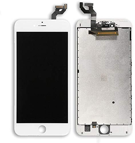 ELLENNE Écran LCD pour Apple iPhone 6S Touch Screen écran noir blanc + kit tournevis (blanc)