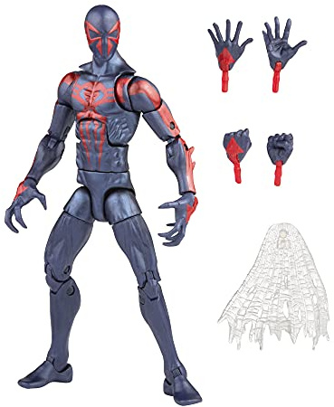 Hasbro Marvel Legends Series, figurine Spider-Man 2099 de 15 cm avec design premium et 2 accessoires