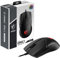 MSI CLUTCHGM41 Souris de jeu USB RGB réglable jusqu'à 16000 DPI pour ordinateur de bureau et ordinateur portable (embrayage GM41 poids léger)