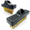 2-Pack Replacement Heads for Angled Paving Brush and Wire Broom, Weed Brush Spare Heads for Removing Weeds and Moss Build-Up from Patio, Block Paving and Driveway